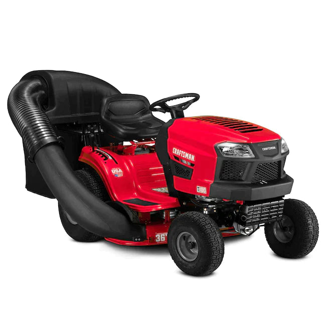 Craftsman T100 36-in 11.5-HP Riding Lawn Mower : Premium Performance and Precision Cutting for Your Lawn