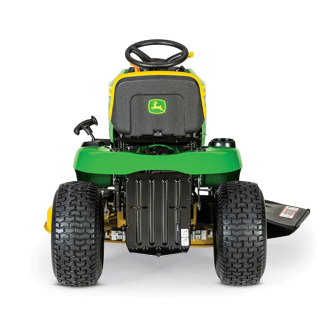 John Deere S100 17.5-HP Side By Side Hydrostatic 42-in Riding Lawn Mower Mulching Capable