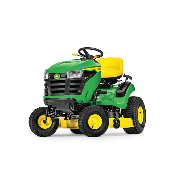 John Deere S100 17.5-HP Side By Side Hydrostatic 42-in Riding Lawn Mower Mulching Capable