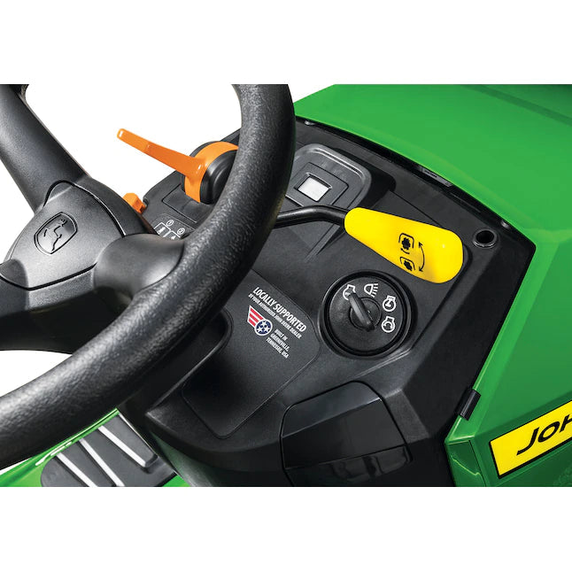 John Deere S100 17.5-HP Side By Side Hydrostatic 42-in Riding Lawn Mower Mulching Capable
