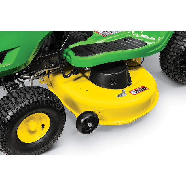 John Deere S100 17.5-HP Side By Side Hydrostatic 42-in Riding Lawn Mower Mulching Capable