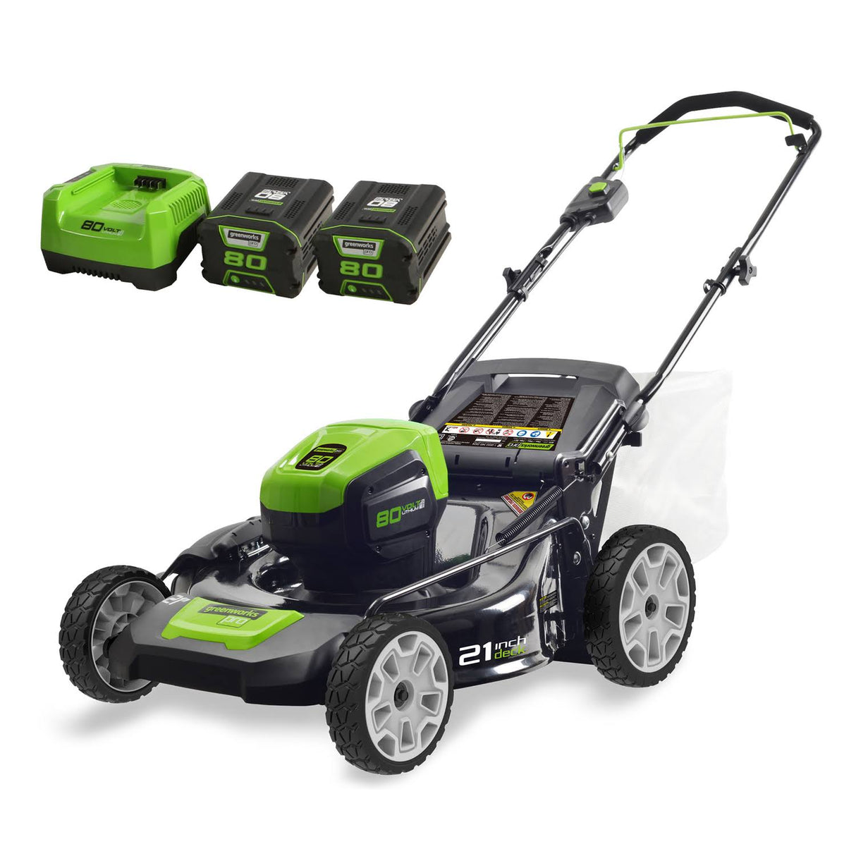 Greenworks GLM801601 21" Cordless Mower - 80 V