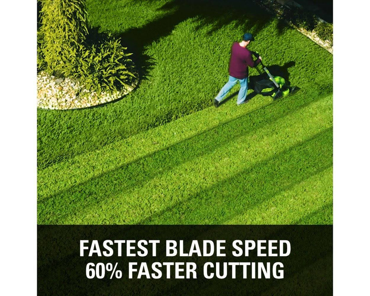 Greenworks 60V 25-in Brushless Cordless Battery Walk-Behind Self-Propelled Push Lawn Mower
