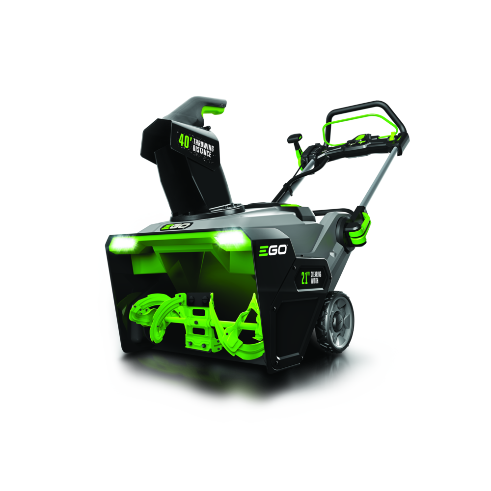 EGO POWER+ Snow Blower 21″ Dual Power Steel Auger with Two 5.0Ah Batteries