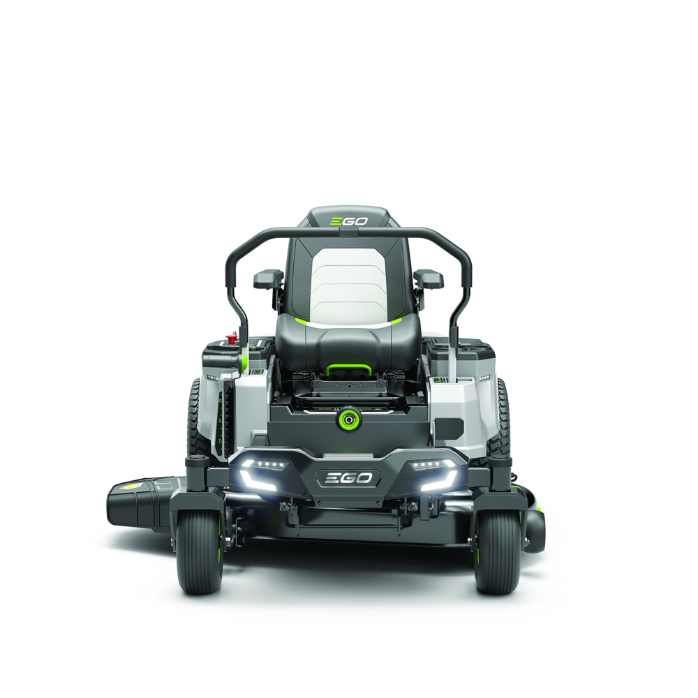 EGO POWER+ Z6 Zero Turn Riding Lawn Mower 42 with Four 56V ARC Lithium 10Ah Batteries and Charger
