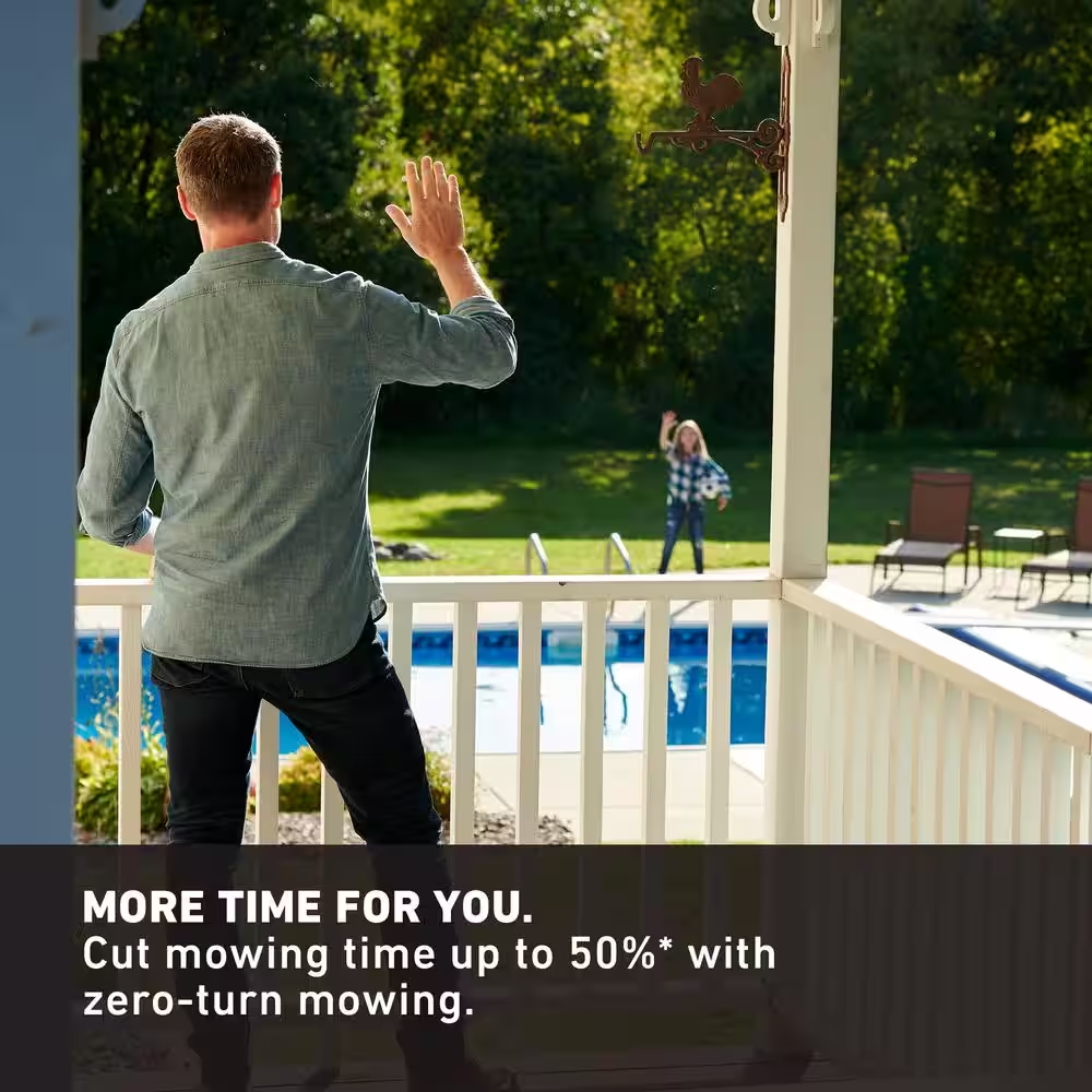 50 In. 23 HP Timecutter Ironforged Deck Kawasaki V-Twin Gas Dual Hydrostatic Zero Turn Riding Mower with Myride