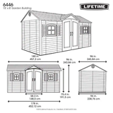 15 Ft. X 8 Ft. Outdoor Garden Shed
