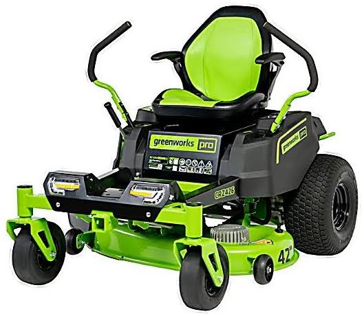60V 42” Electric CrossoverZ Zero Turn Mower with (6) 8 Ah Batteries and (3) Dual Port Turbo Chargers 7409302