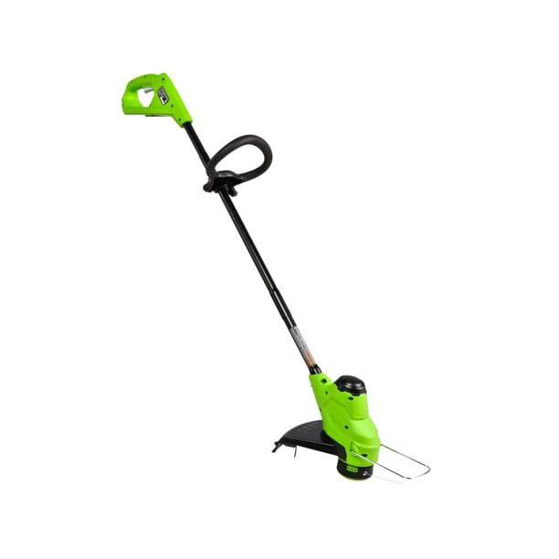 Greenworks 24 Volt Cordless 14 inch Mower, Blower & 10 inch Trimmer Combo Kit with 2 USB Batteries (2 x 24V)