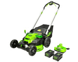 Greenworks 60V 25-in Brushless Cordless Battery Walk-Behind Self-Propelled Push Lawn Mower