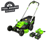 Greenworks 60V 25-in Brushless Cordless Battery Walk-Behind Self-Propelled Push Lawn Mower