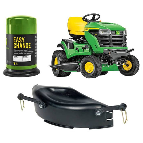 John Deere S130 Riding Lawn Mower - 42-in 22-HP V-Twin Mower for Large Lawns