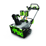 EGO POWER+ Snow Blower 21″ Dual Power Steel Auger with Two 5.0Ah Batteries