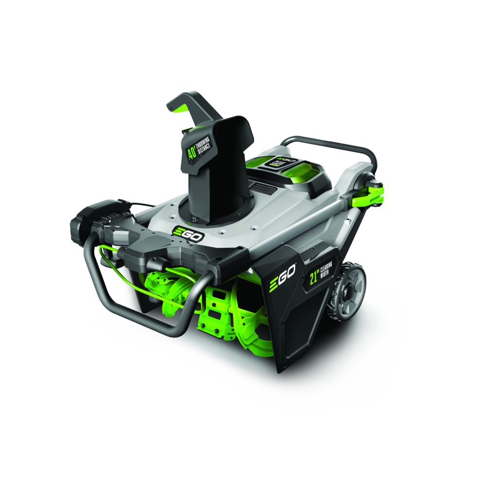 EGO POWER+ Snow Blower 21″ Dual Power Steel Auger with Two 5.0Ah Batteries