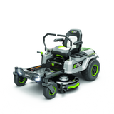 EGO POWER+ Z6 Zero Turn Riding Lawn Mower 42 with Four 56V ARC Lithium 10Ah Batteries and Charger